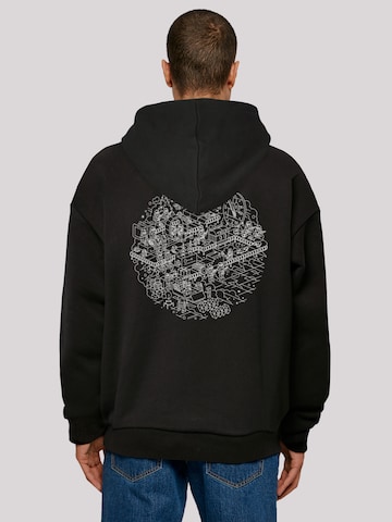 F4NT4STIC Sweatshirt 'Star Wars Christmas Death Star Weihnachten' in Schwarz: predná strana