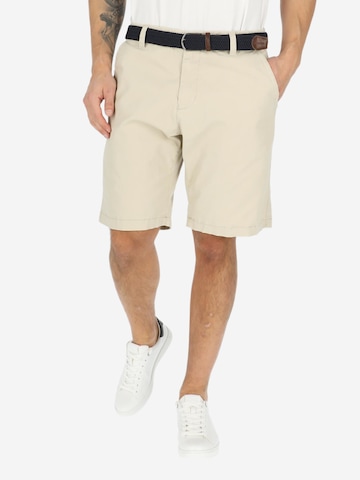 Seaside Regular Chinohose in Beige: Vorderseite