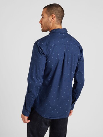 BLEND Regular Fit Hemd in Blau