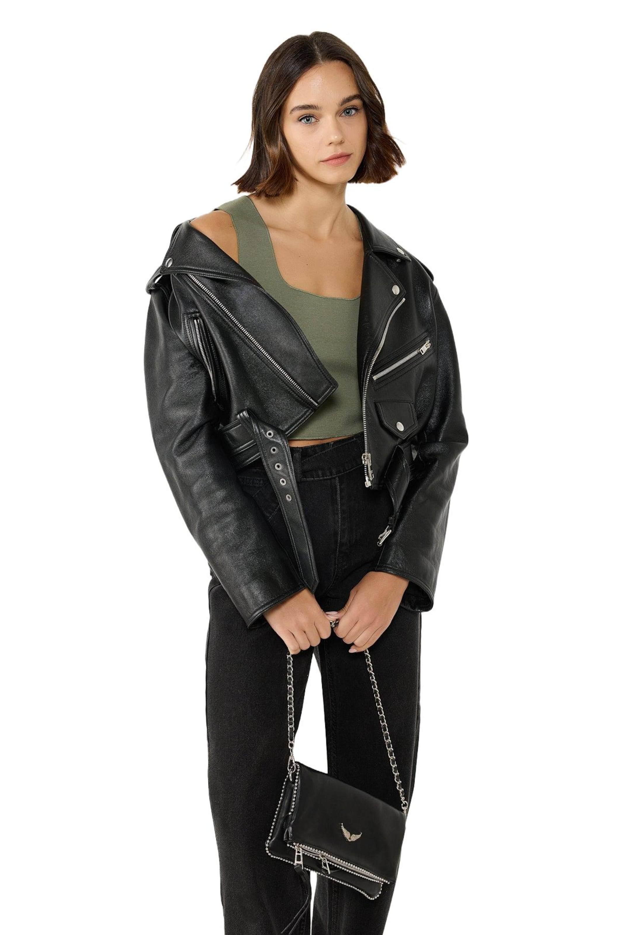 No Matter What Top in Grün