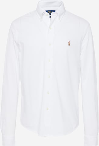 Polo Ralph Lauren Regular Fit Skjorte i hvid: forside