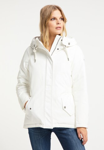 DreiMaster Vintage Winter Jacket in White: front