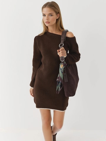Abito in maglia di My fashion in marrone