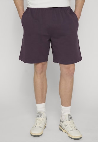 Urban Classics Regular Pants in Purple: front