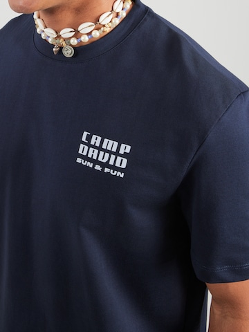 CAMP DAVID Μπλουζάκι σε μπλε