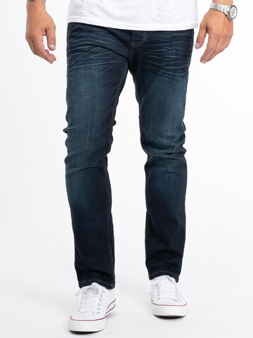 Lorenzo Loren Regular Jeans in Blauw: voorkant