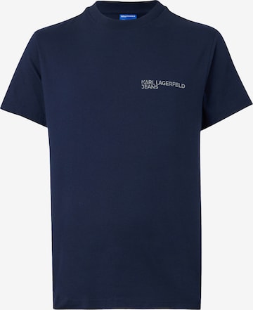 KARL LAGERFELD JEANS Póló - fekete: elől
