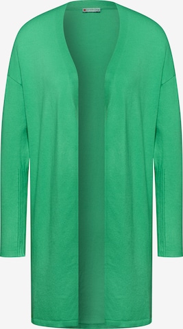 STREET ONE Langer Cardigan in Grün: Vorderseite