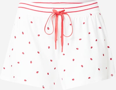 Pantaloni de pijama 'Lovebug' PJ Salvage pe roșu / alb murdar, Vizualizare produs