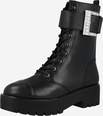 MICHAEL Michael Kors Lace-Up Ankle Boots 'BRYCE' in Black: front