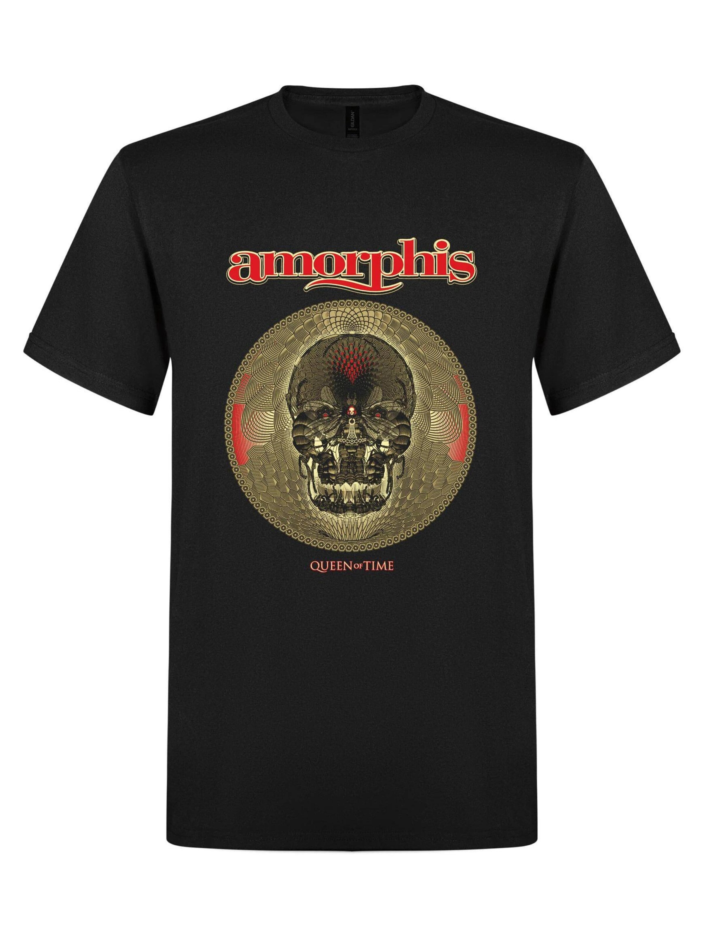 Amorphis Shirt 'Amorphis Queen of Time  T-Shirt' in Black: front