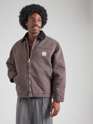 Carhartt WIP Välikausitakki 'Detroit' värissä ruskea: etupuoli