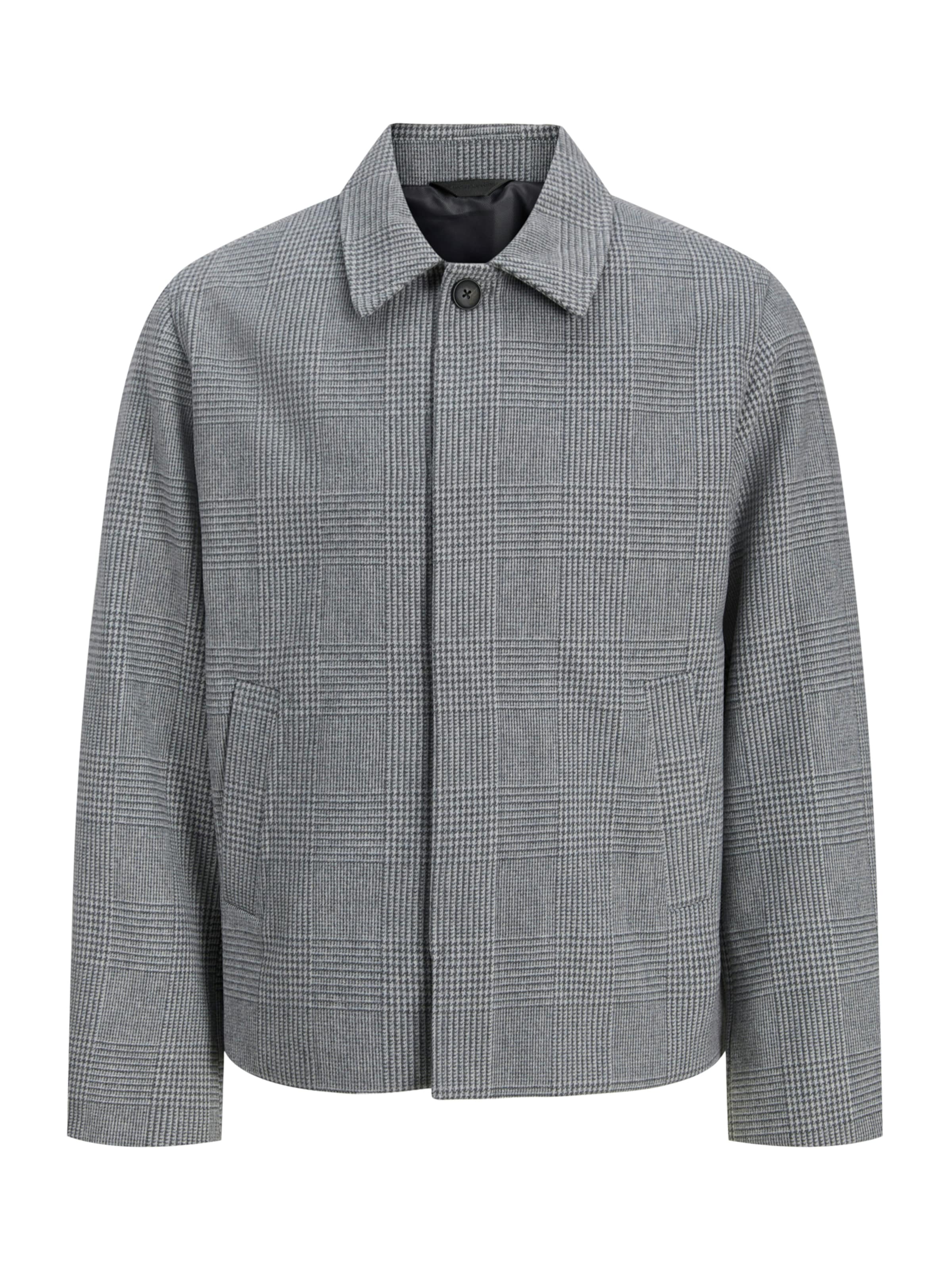 JACK & JONES Демисезонная куртка 'JJEHARRIS' в Серый: спереди