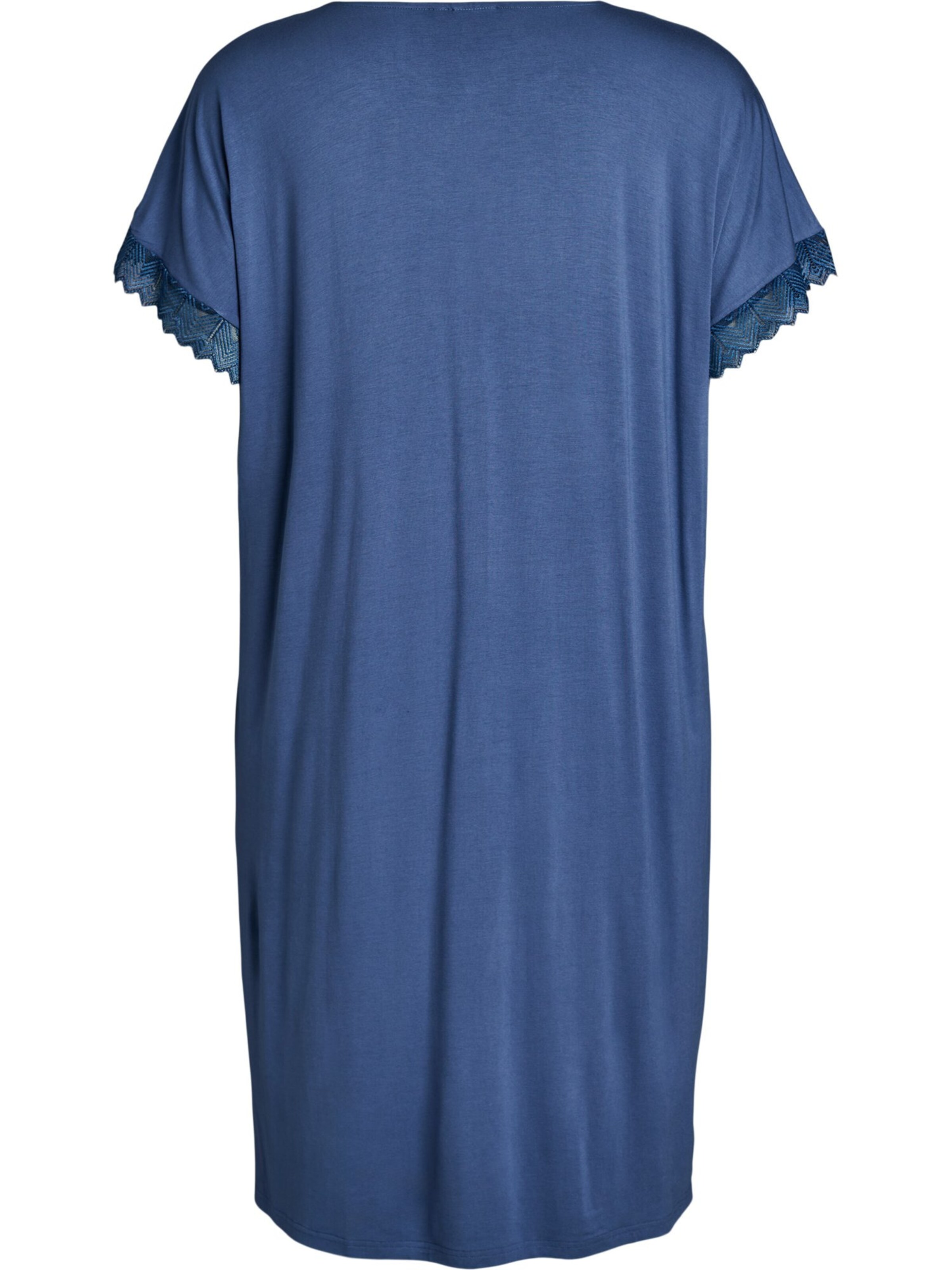 Camicia da notte 'Mhali' di Zizzi in blu