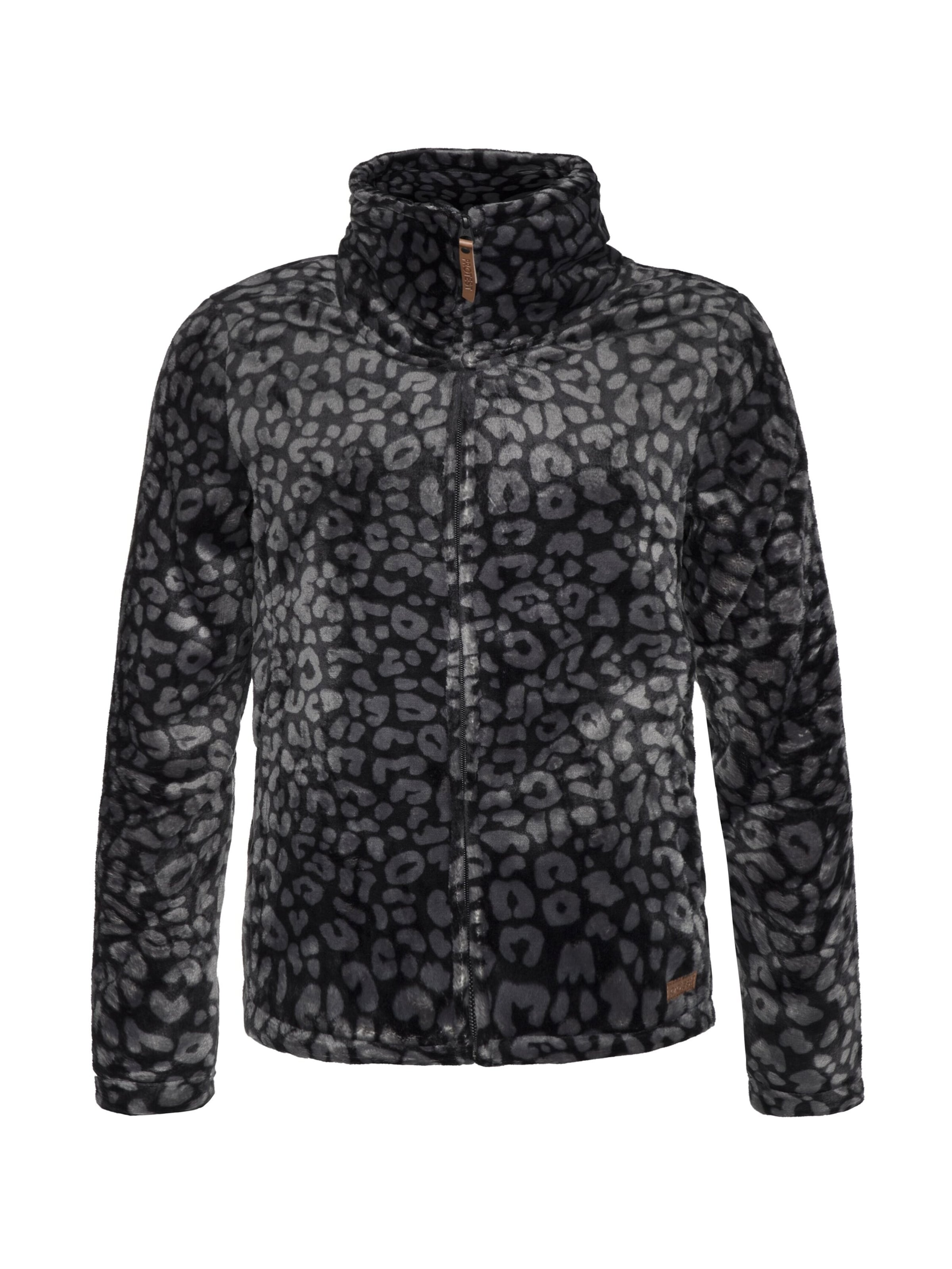 PROTEST Fleecejacke 'PRTPACO'‌‌‌‌‌‌‌‌ in Schwarz: Vorderseite