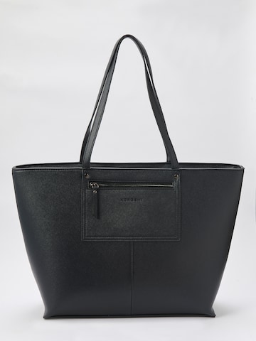KOROSHIShopper torba - crna boja: prednji dio
