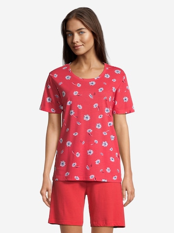 HAJO Pajama 'Premium Cotton' in Red: front
