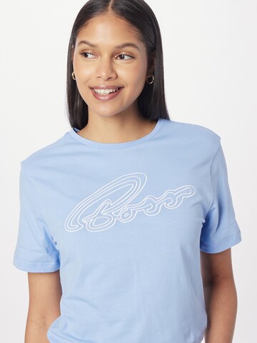 BOSS T-Shirt 'Esummer' in Blau