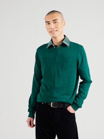 Pull-over s.Oliver en vert : devant