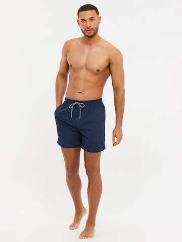 Threadbare Sportbadehose 'Dawlish' in Blau