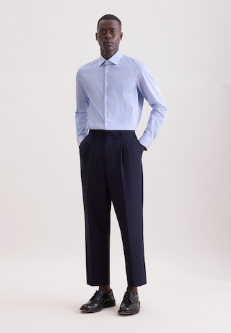 Coupe slim Chemise business 'Smart Classics' SEIDENSTICKER en bleu