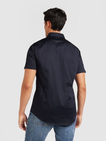 ARMANI EXCHANGE - Ajuste regular Camisa en azul