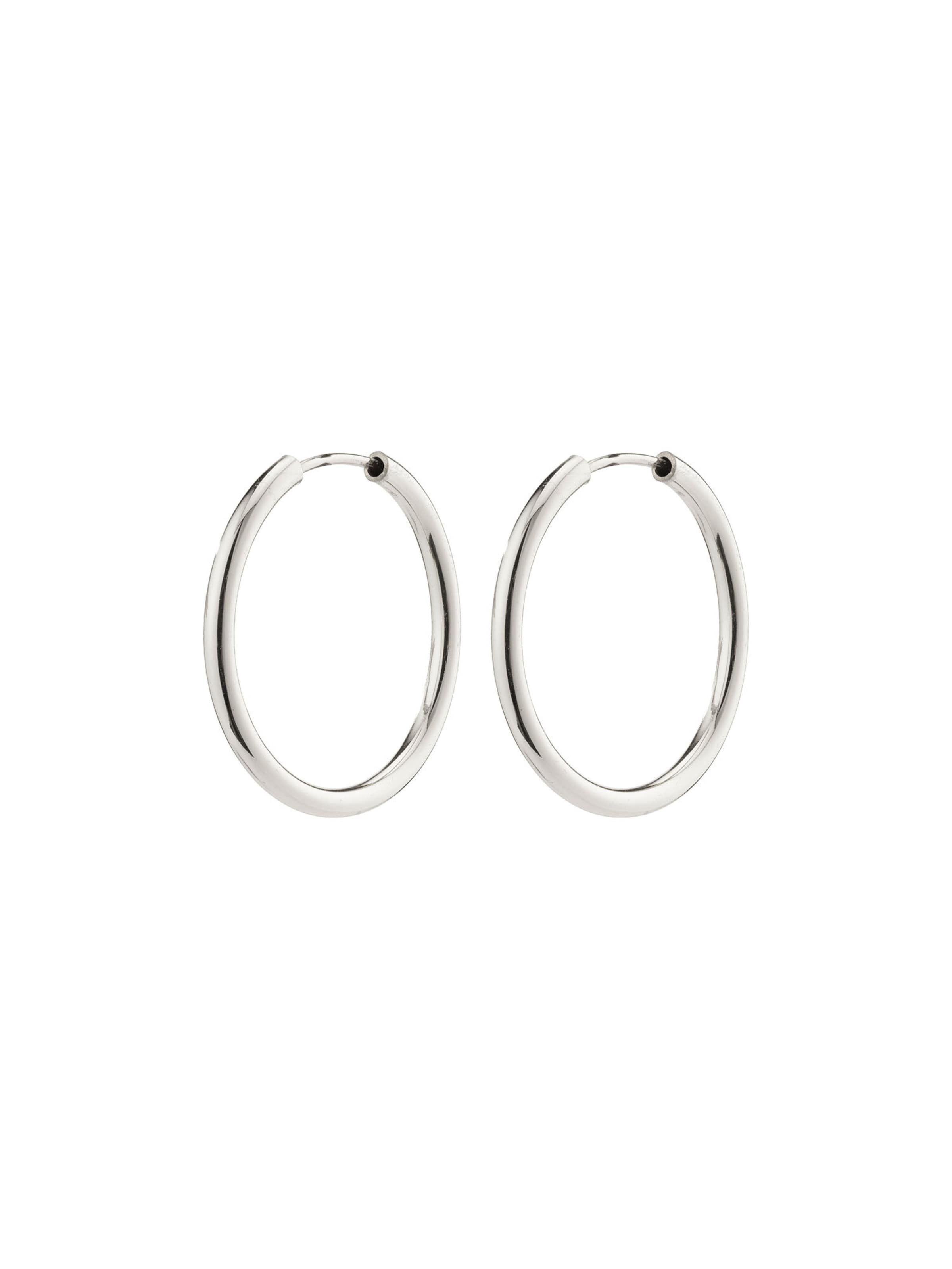 sidabrinė Pilgrim Auskaras 'April': priekis