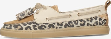 PS Poelman Mokassin ' SILK ' in Beige: Vorderseite