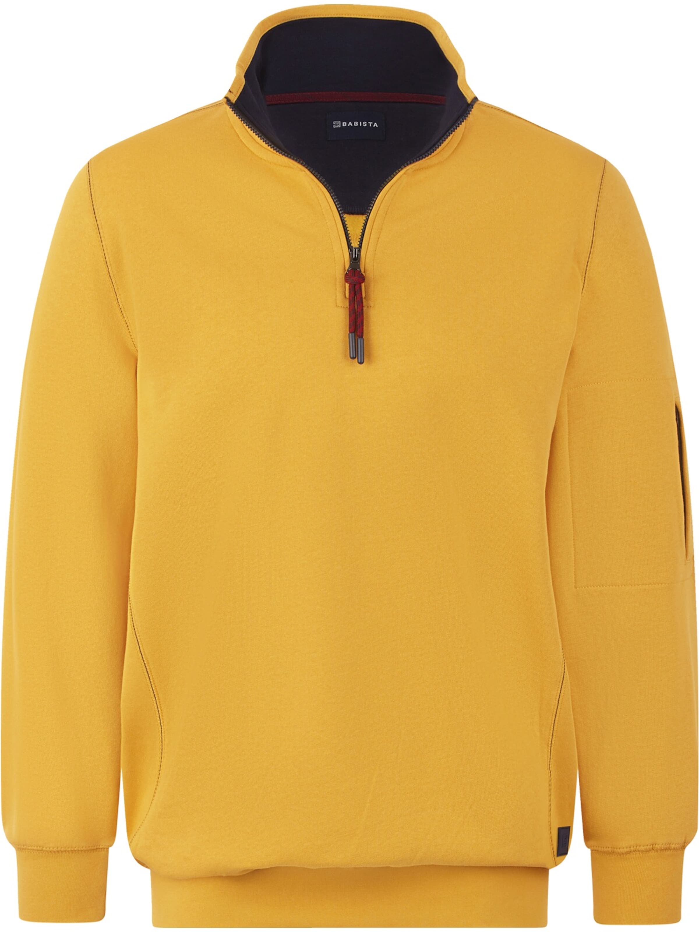 BABISTA Sweatshirt 'Silvassi' in Gelb: Vorderseite