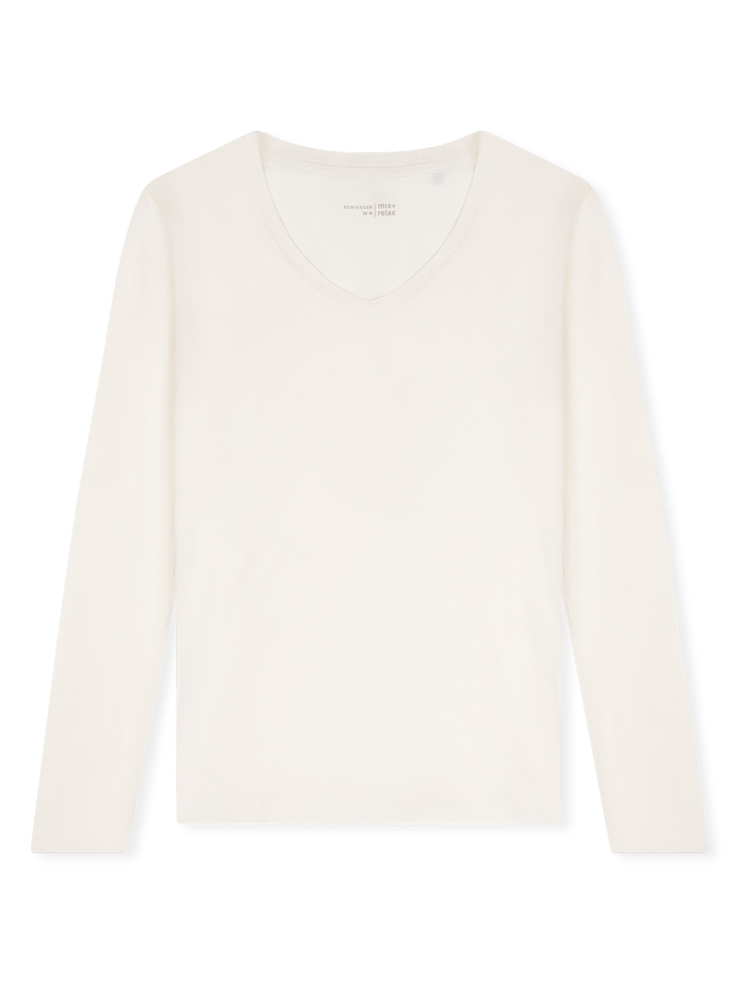 SCHIESSER Schlafshirt 'Mix & Relax'‌‌‌ in S in offwhite, Produktansicht