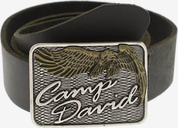 CAMP DAVID Belt & Suspenders in One size in Black: front
