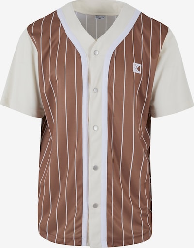 Karl Kani Paita koossa XS värissä beige / ruskea / valkoinen, Tuotenäkymä