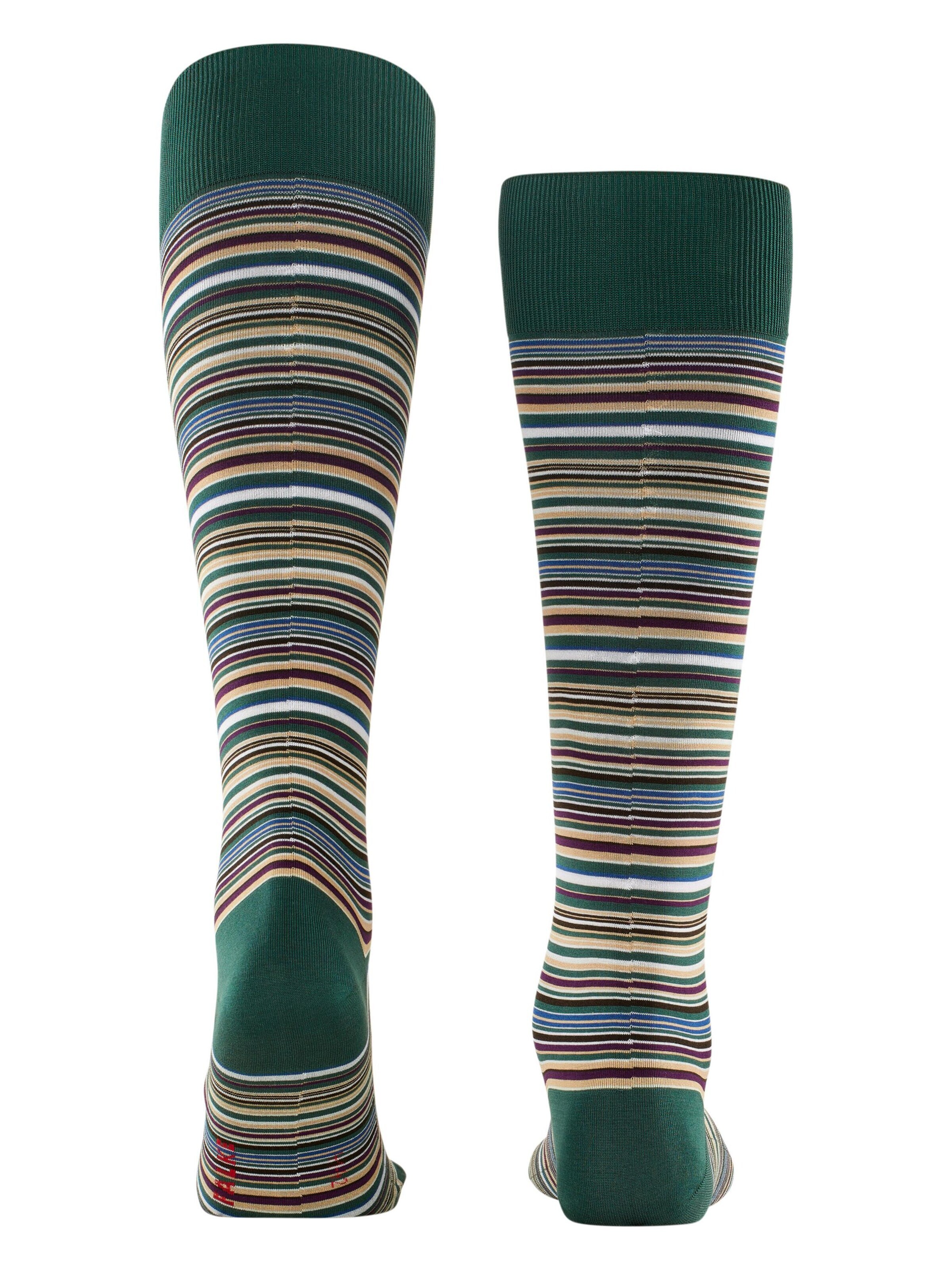FALKE Knee High Socks 'Microblock' in Green