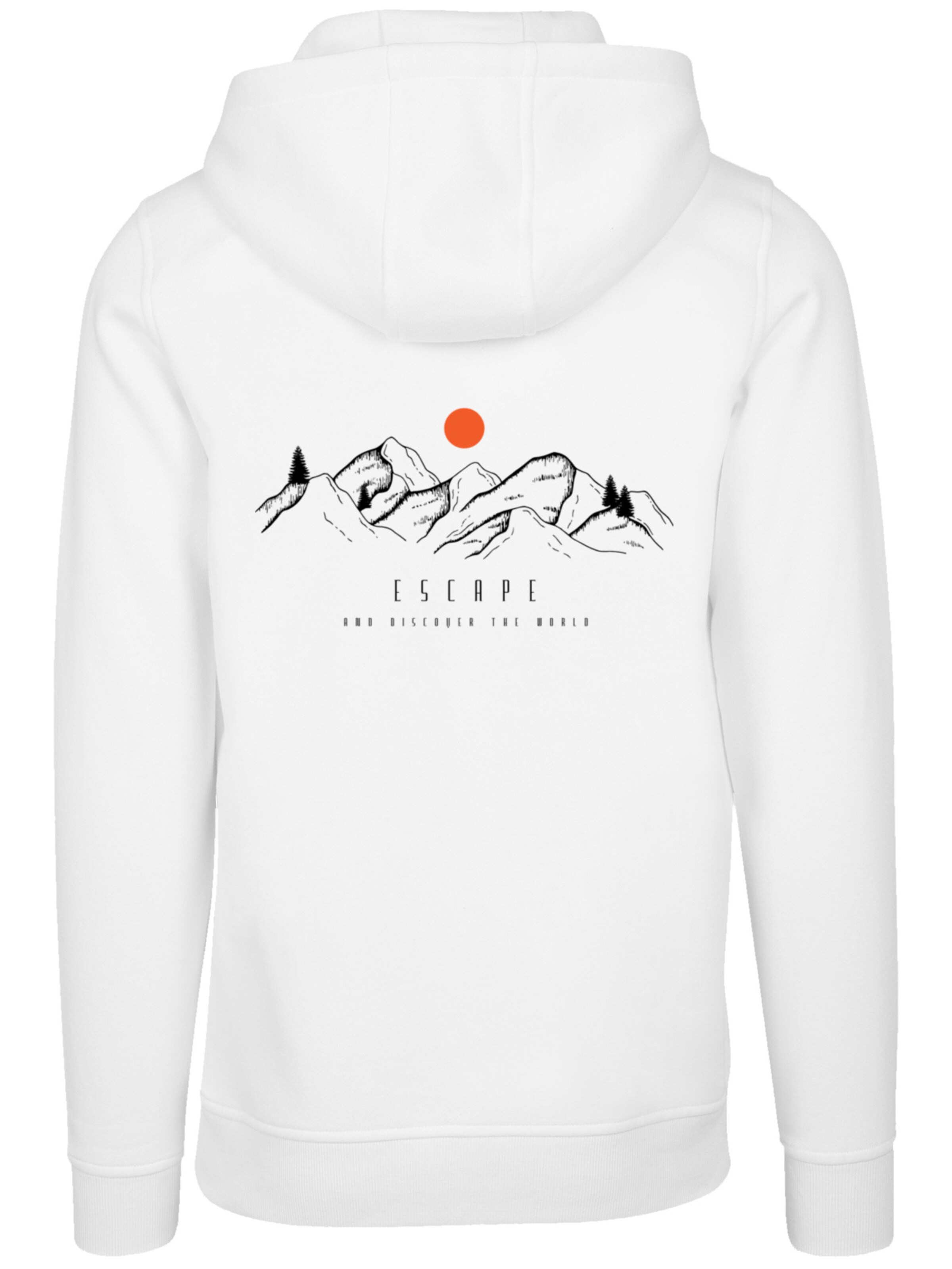 Sweat-shirt 'MOUNTAIN' F4NT4STIC en blanc