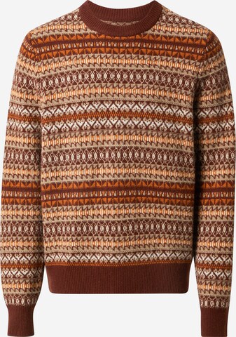 Samsøe Samsøe Sweater 'KYLE' in Brown: front