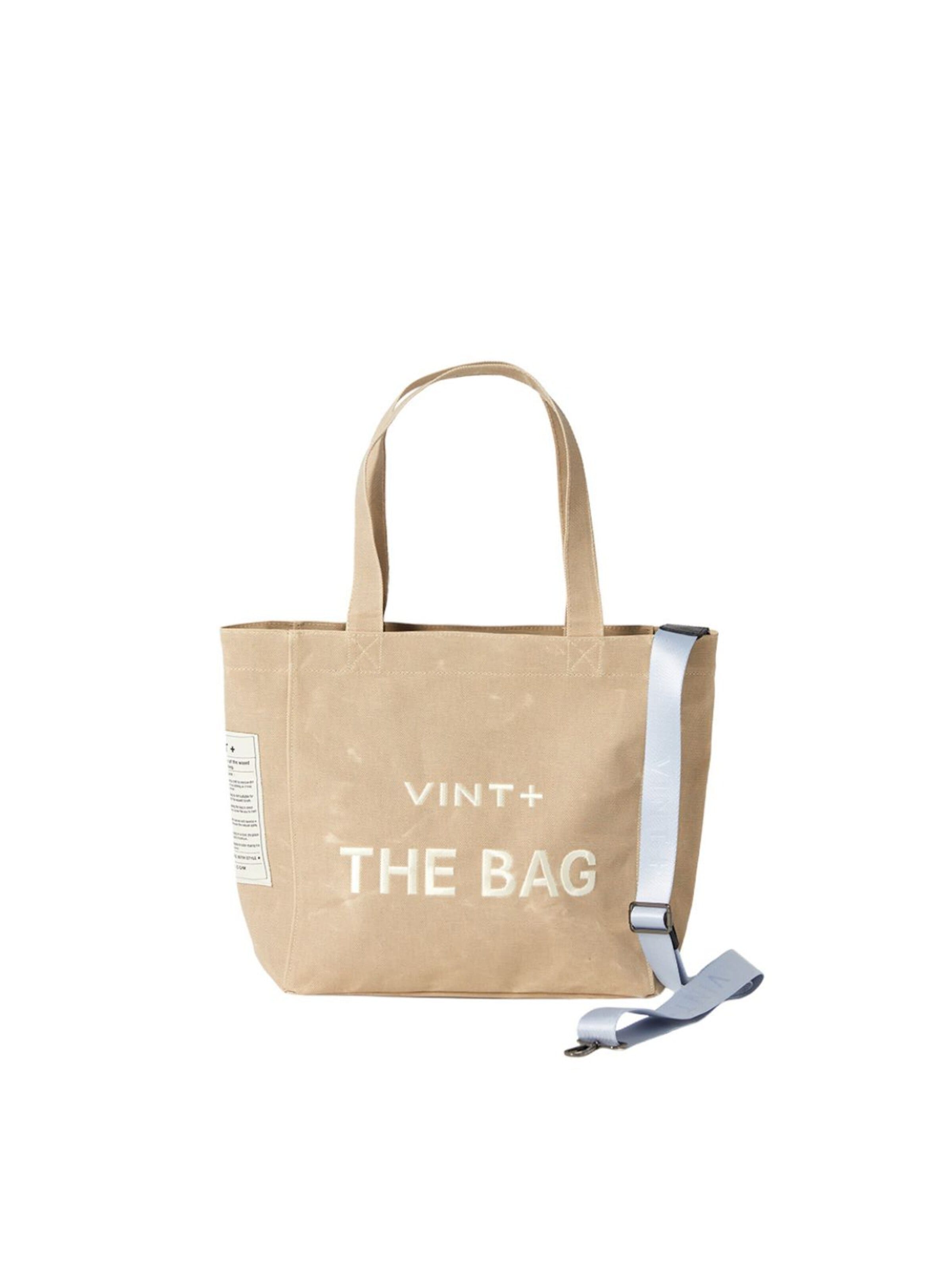 VINT+ Shopper 'Tote Bag Big' in Beige: front