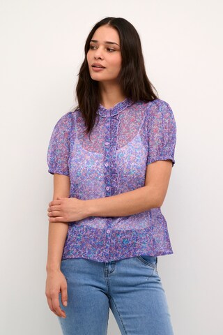 Camicia da donna di Cream in lilla: frontale
