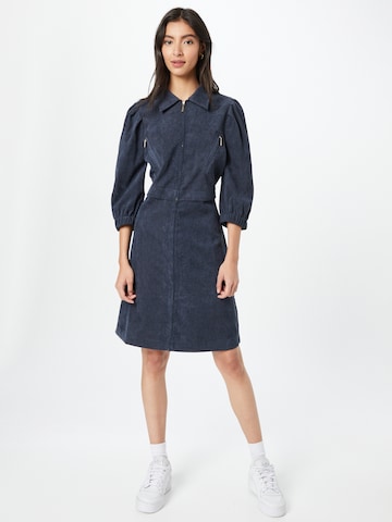 b.young Shirt Dress in Blue: front