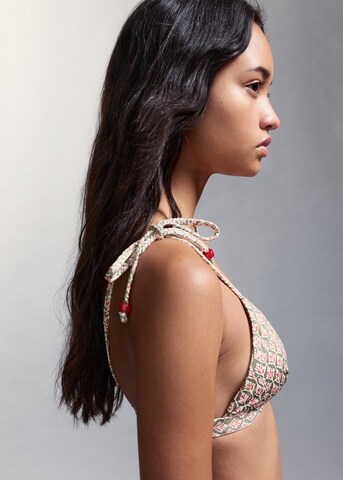 MANGO TEEN Triangle Bikini 'Leti' in Green