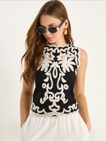 Camicia da donna di Bianco Lucci in nero