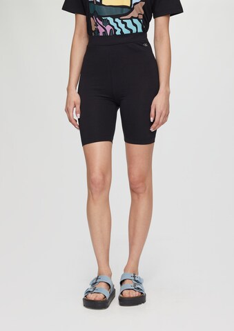 QS Skinny Leggings i svart: framsida