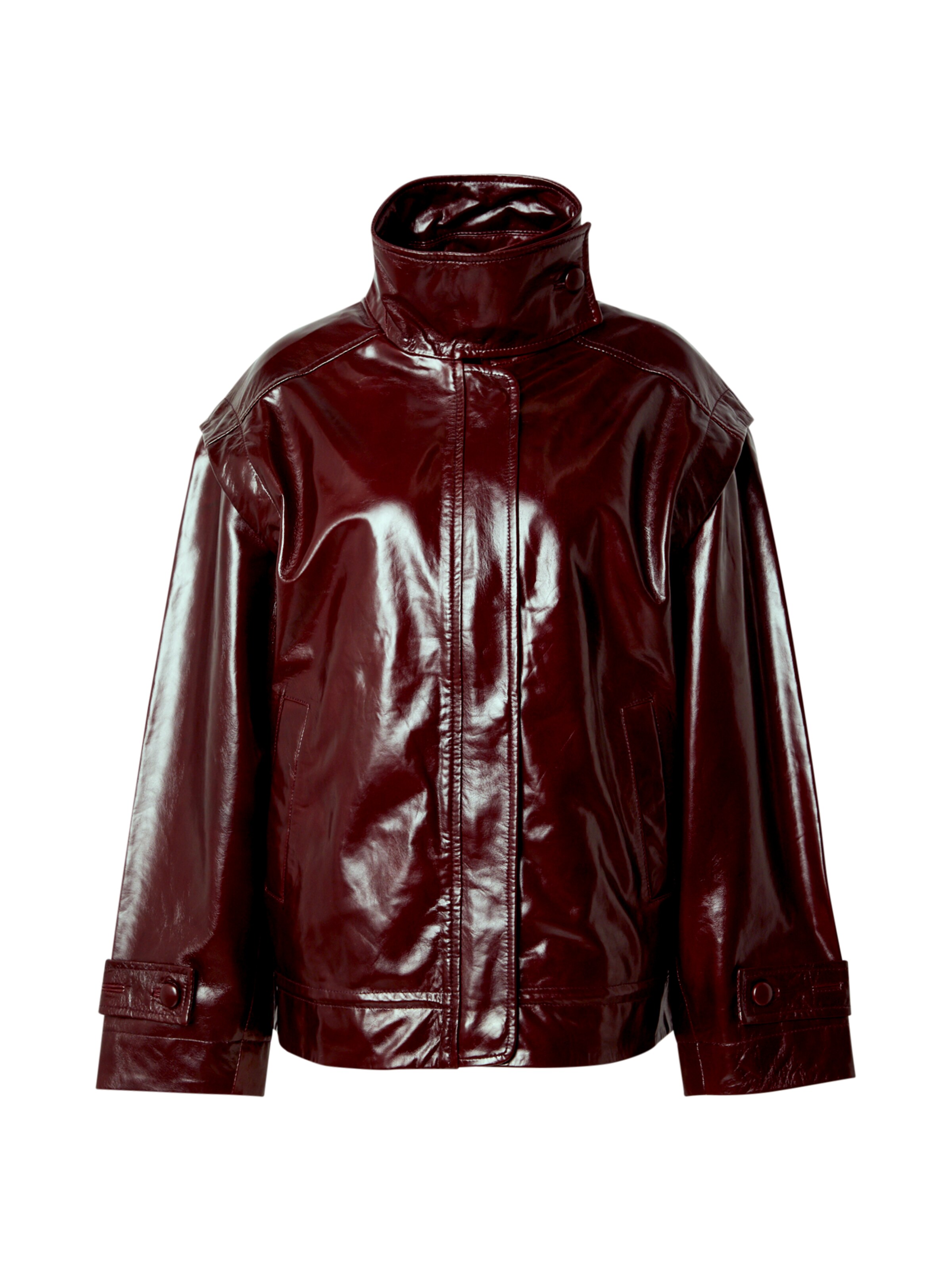 REMAIN Chaqueta de entretiempo en rojo vino, Vista del producto