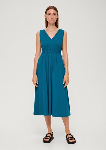 s.Oliver BLACK LABEL Jurk in Blauw: voorkant