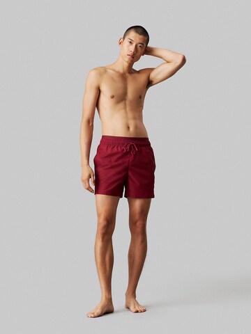 Calvin Klein Swimwear Swimming shorts 'Meta Legacy' in Red