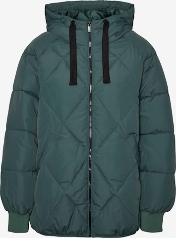 Veste d’hiver 'CANON' Noisy May Curve en vert : devant