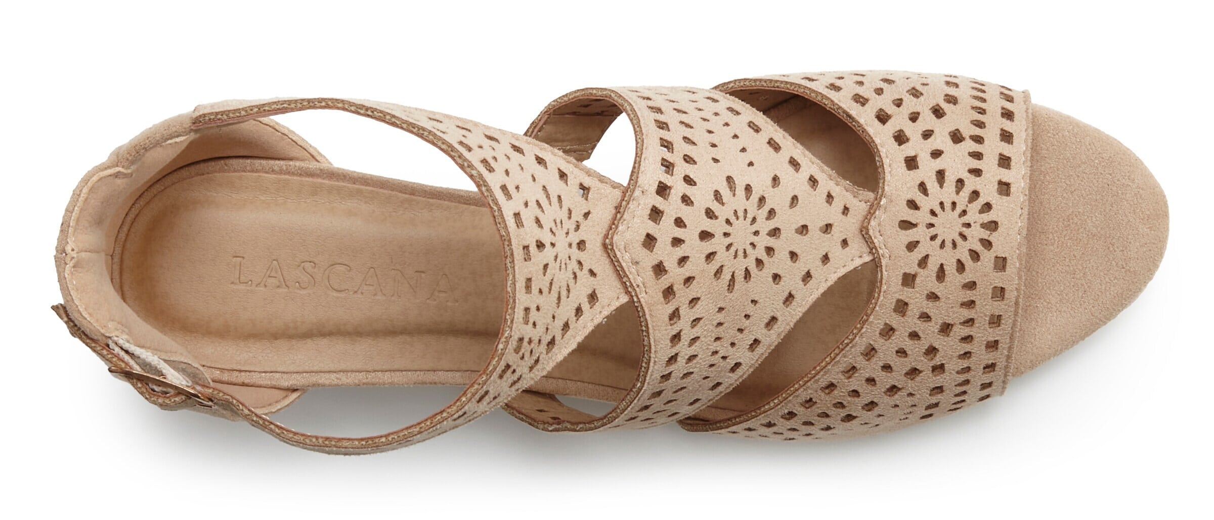 Décolleté sling di LASCANA in beige