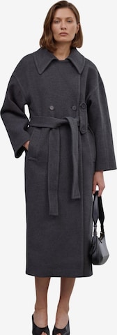 Estro Between-Seasons Coat '390-12001' in Grey: front