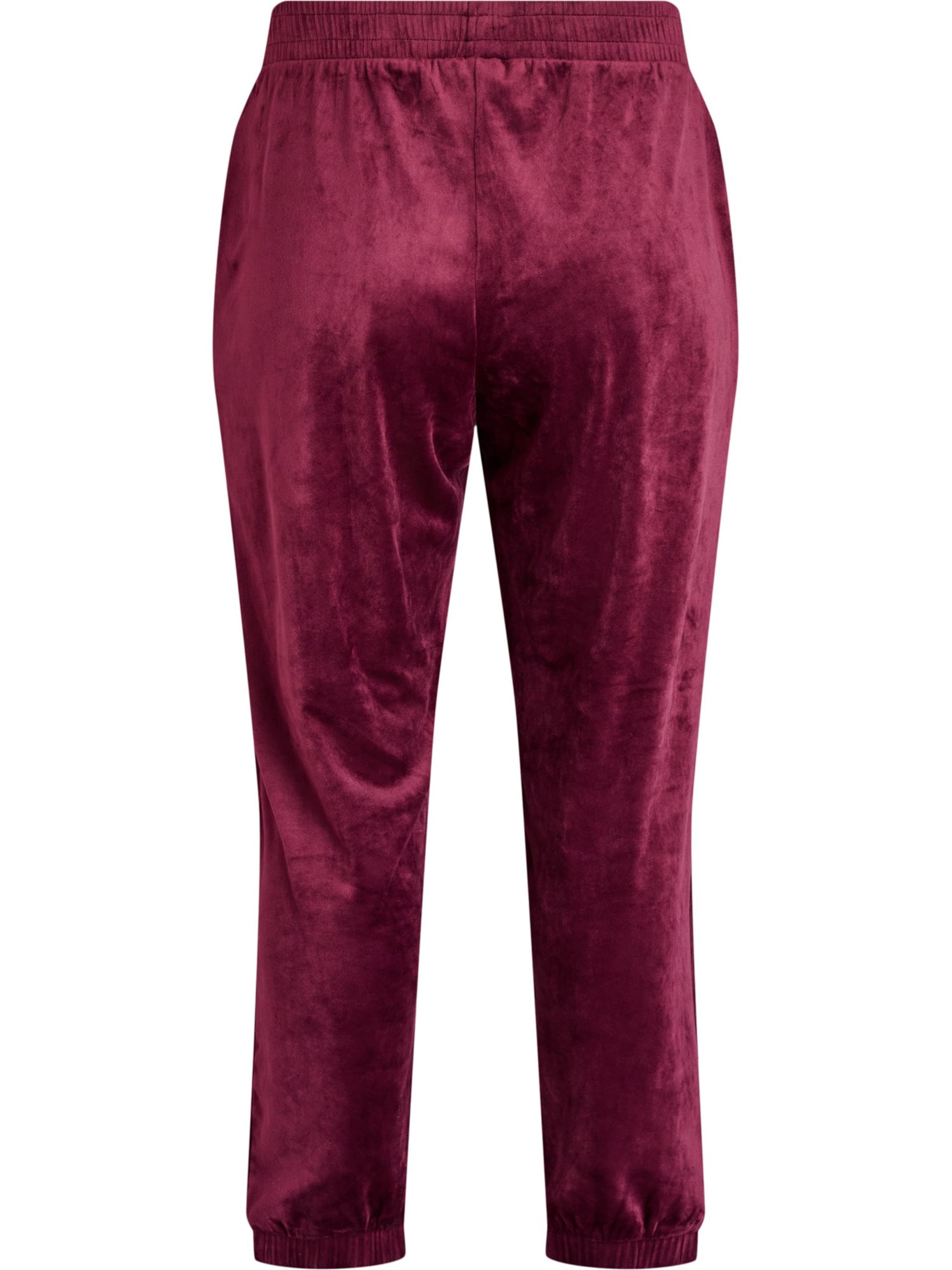 Tapered Pantaloni de la Zizzi pe roșu
