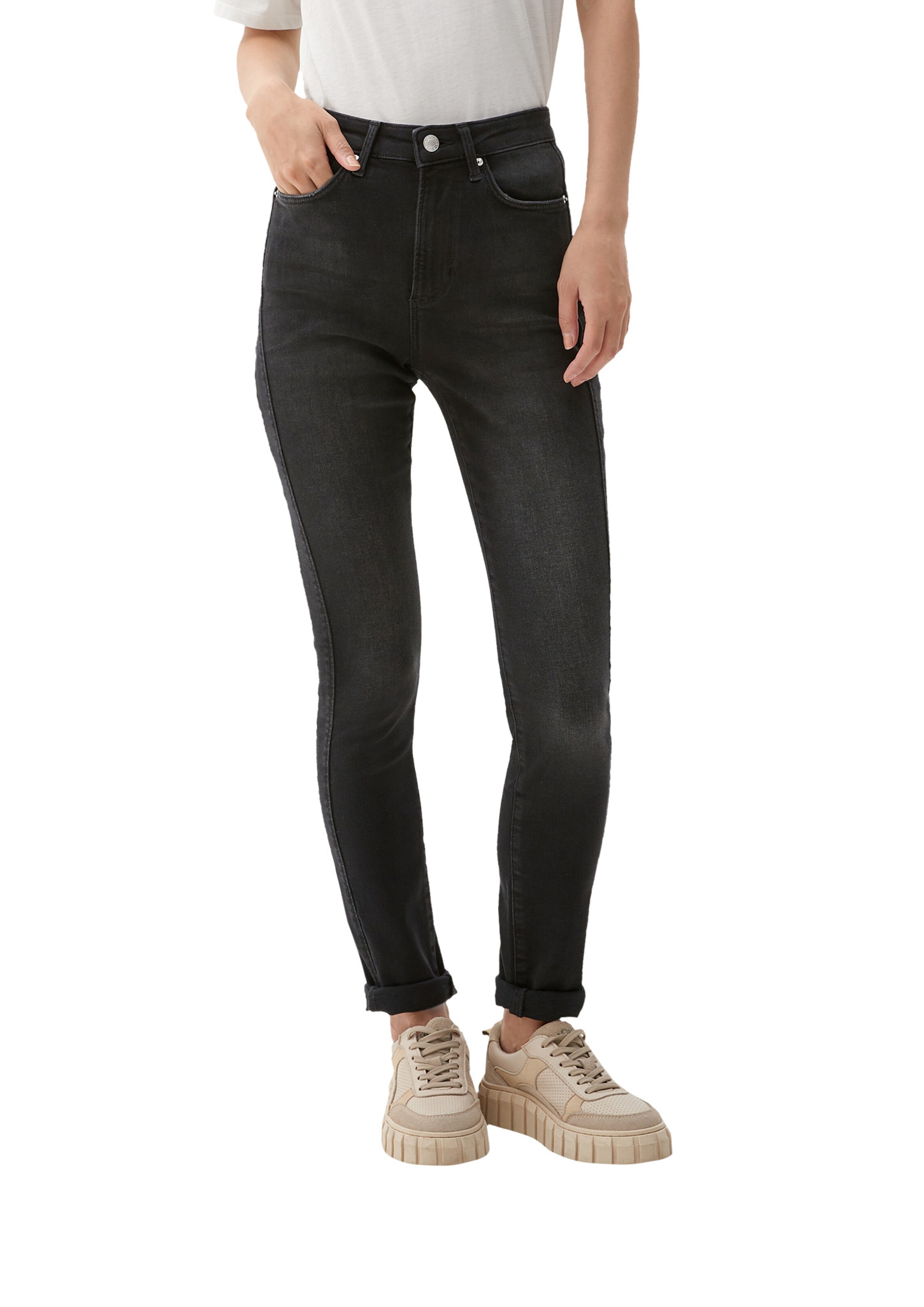 Skinny Jean s.Oliver en gris : devant