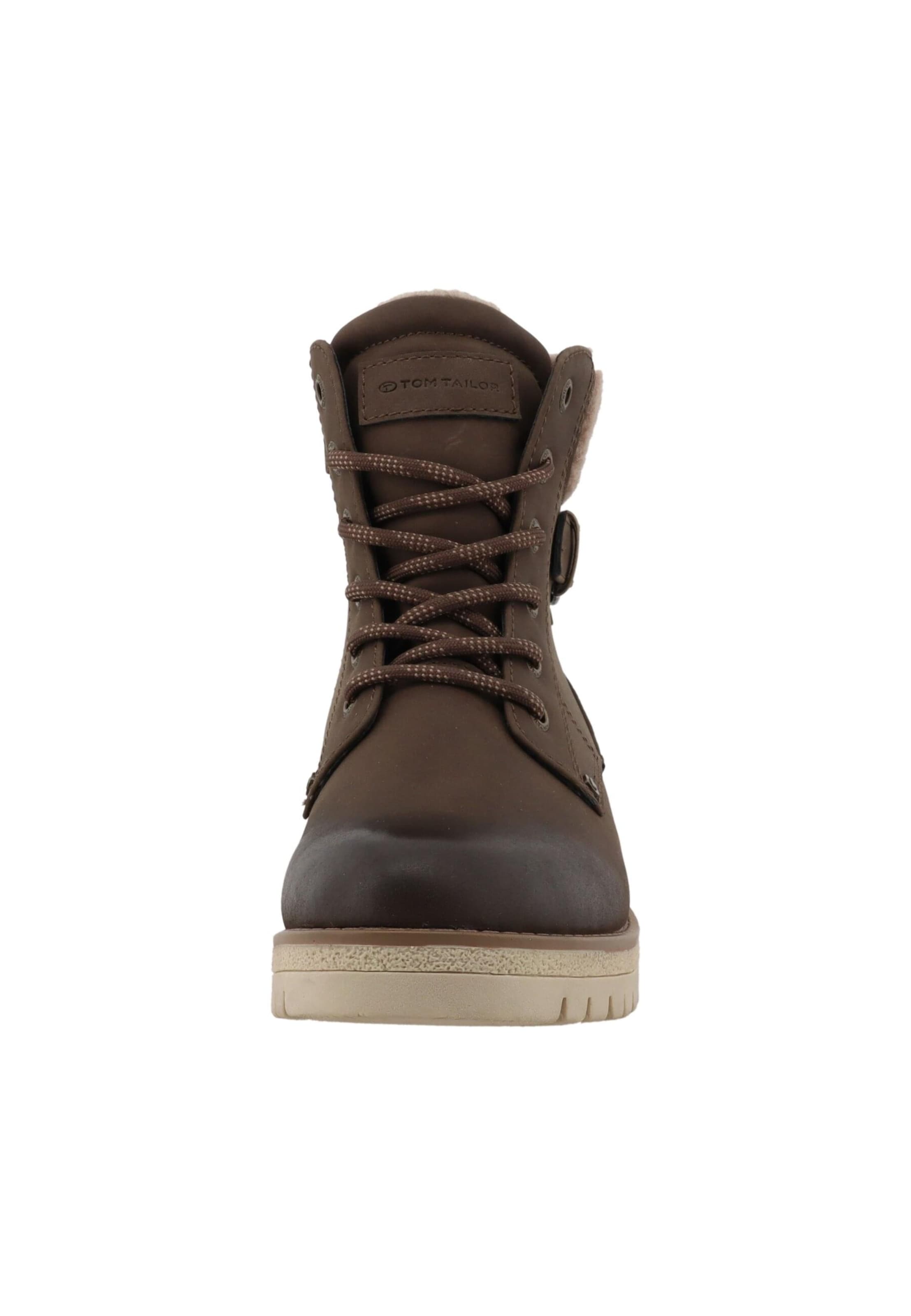 Stivaletto stringato di TOM TAILOR in marrone